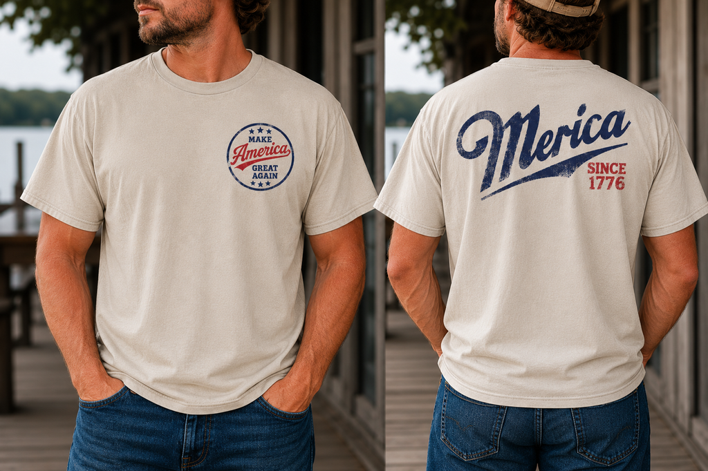 Men’s Vintage Merica (front/back)
