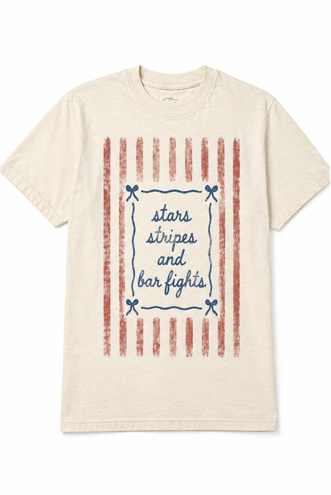 Stars Stripes & Bar Fights (front/back)