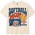 Retro Softball Mom